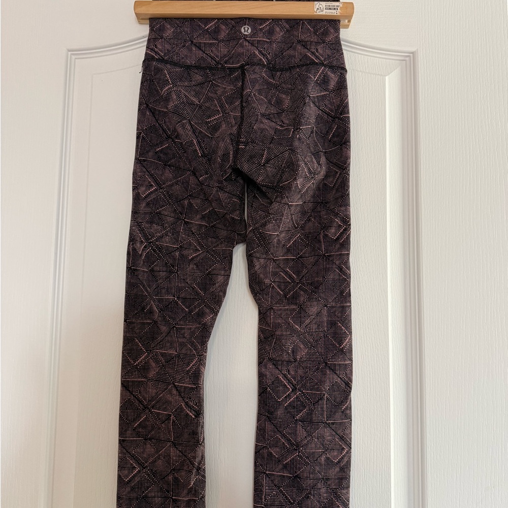lululemon athletica Kids' Geometric Print Leggings in Plum and Pink